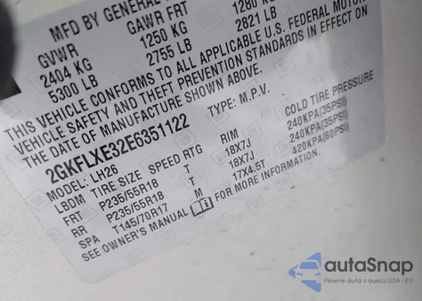 2014 GMC Terrain Slt-1 z USA, uszkodzony, nr VIN 2GKFLXE32E6351122